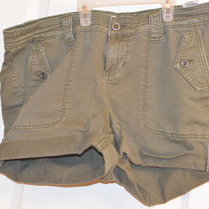Torrid Twill Olive Shorts